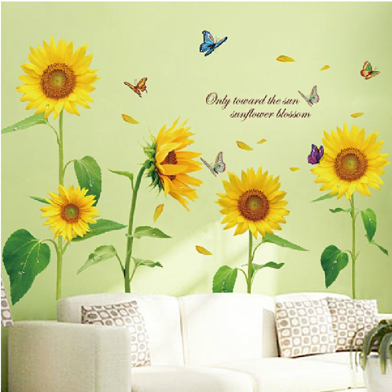 Flower Wall Sticker Wallpaper