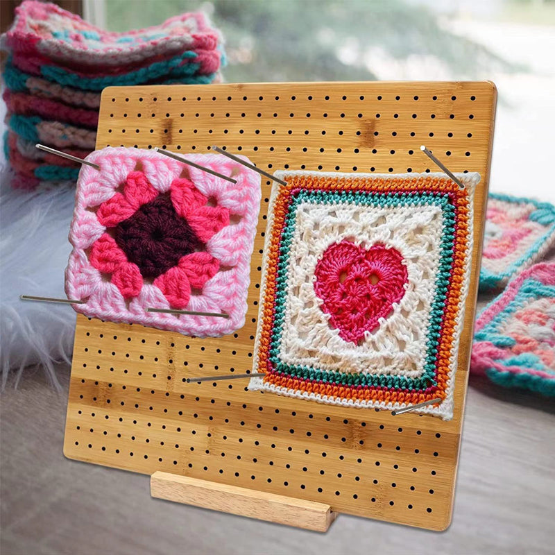 Crochet Blocking Board With Pegs