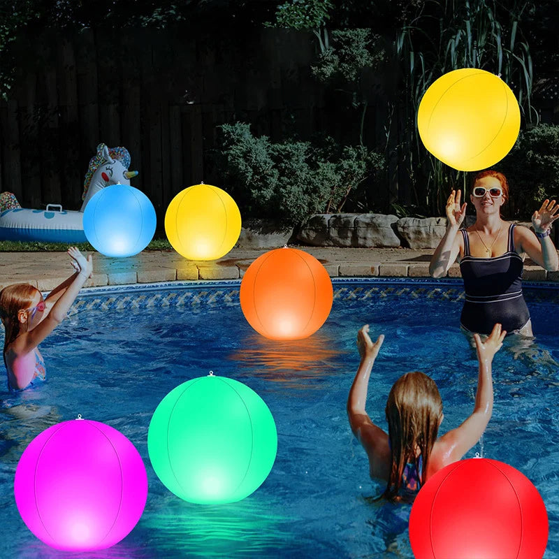 LED Light 16 Colors Luminous Beach Ball