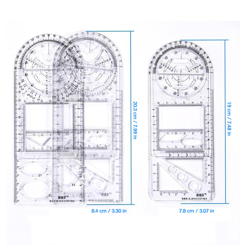 Multifunctional Geometric Ruler