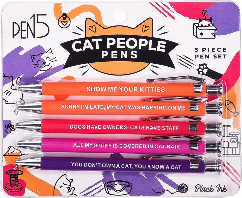 Funny Dog/Cat People Pens, A snarky gag gift for pet owners