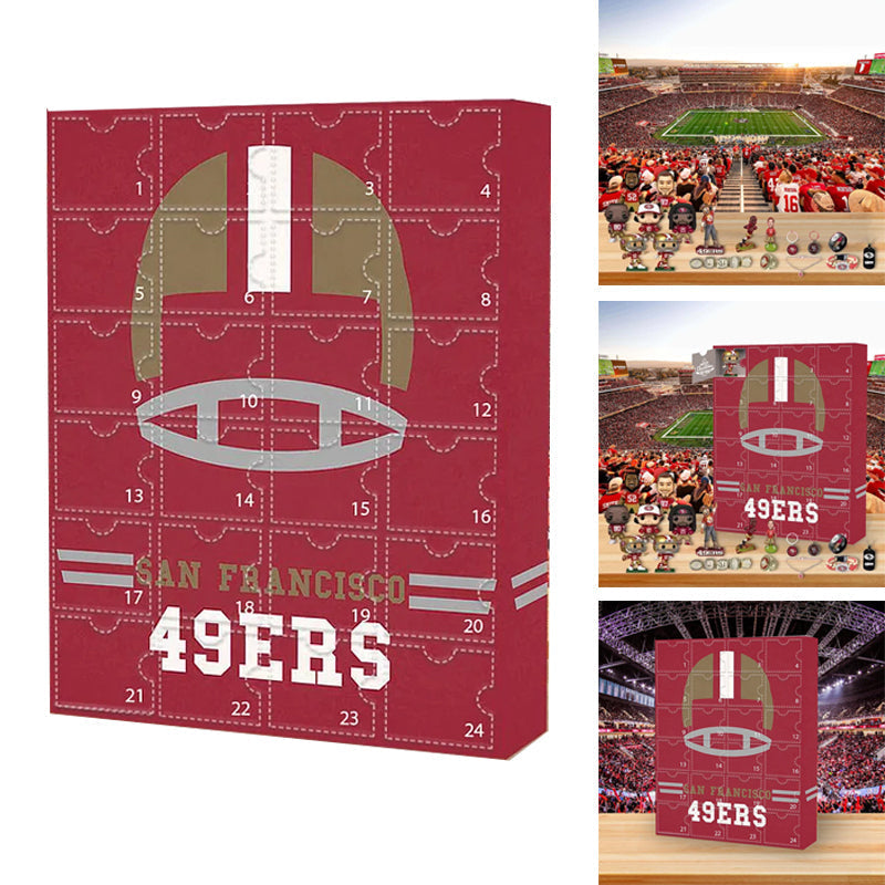 San Francisco 49ers Advent calendar-- The One With 24 Little Doors