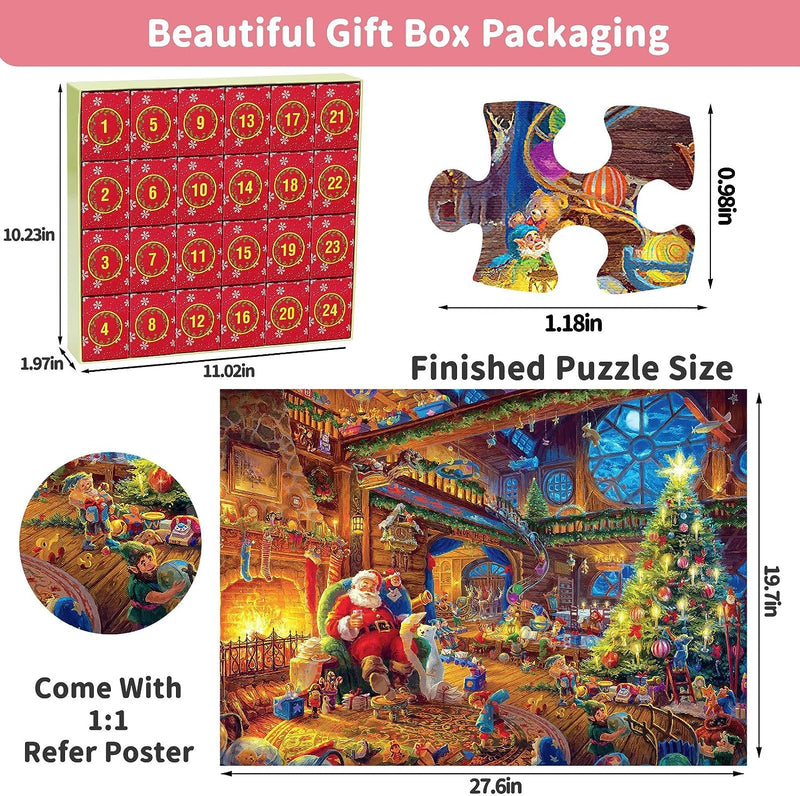 Advent Calendar Christmas Jigsaw Puzzles