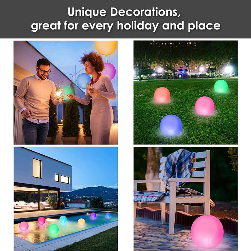 LED Light 16 Colors Luminous Beach Ball