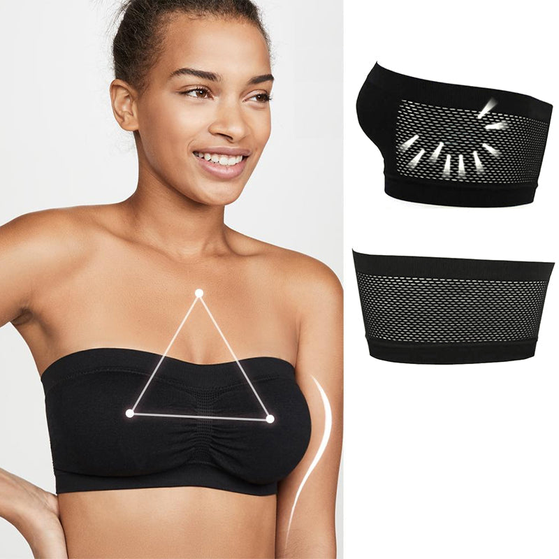 Breathable Mesh Anti-exposed Tube Top