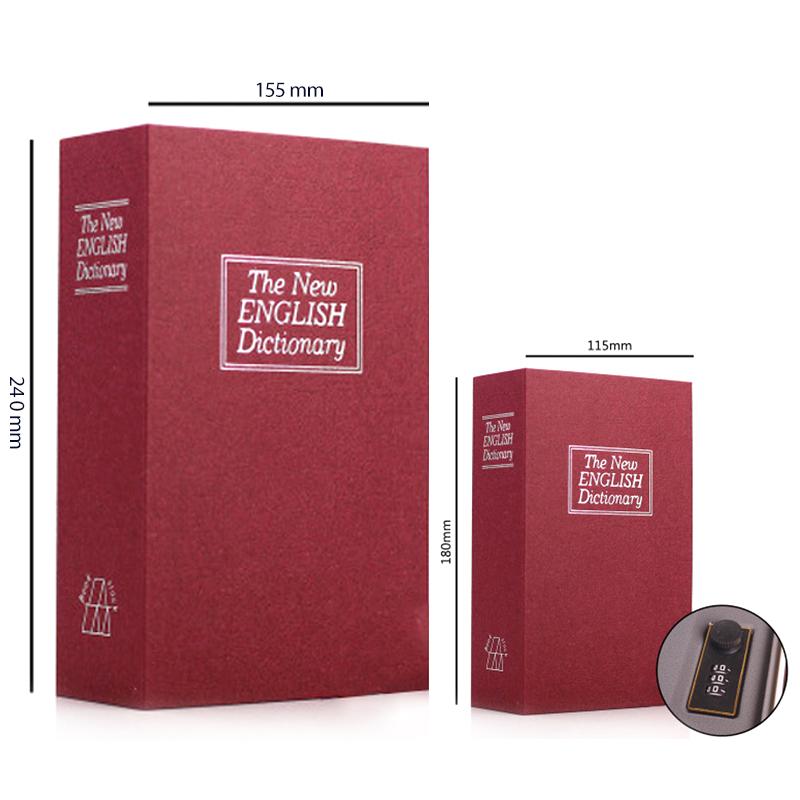 Book Shaped Security Lock Box