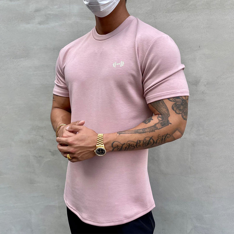 Pure Cotton Stretchy Sports T-shirt