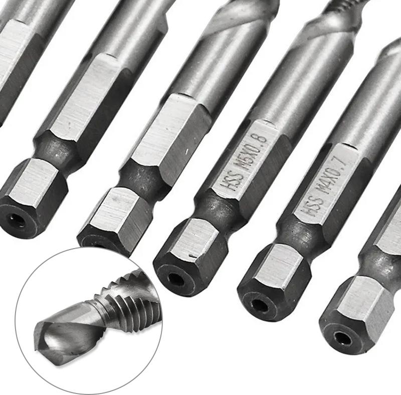 Multifunctional One-Piece Tap Drill Bits 6PCS (M3 - M10)