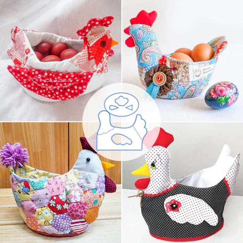 DIY Cute Egg Basket Template Set