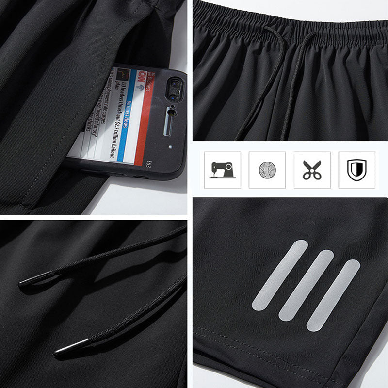 Summer Elastic Sports Shorts