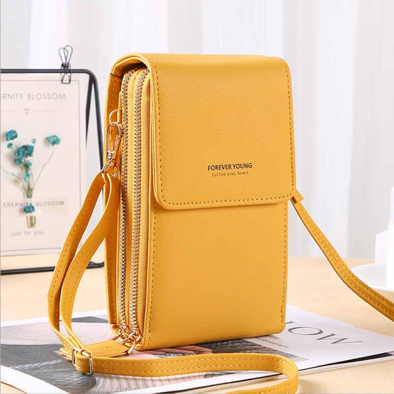 Large Capacity Elegant Crossbody Touch Screen Phone Bag