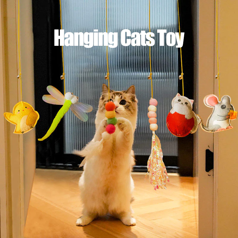 Pre-Sale>>Hanging Bouncing Cats Toy