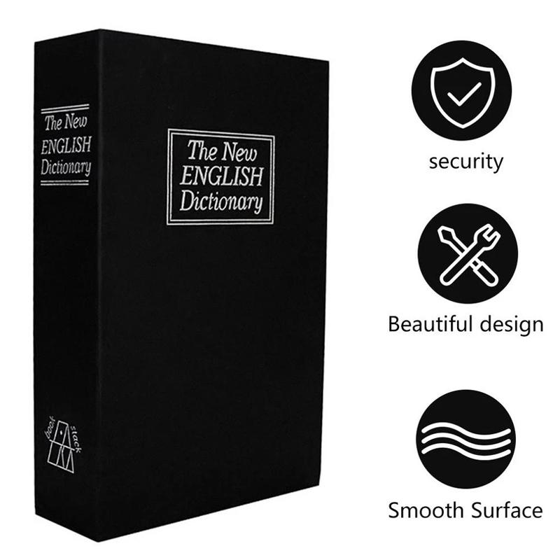 Book Shaped Security Lock Box