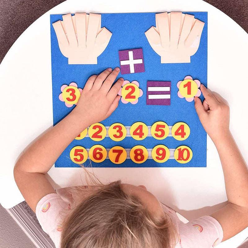 Felt Board Finger Numbers Counting Toy