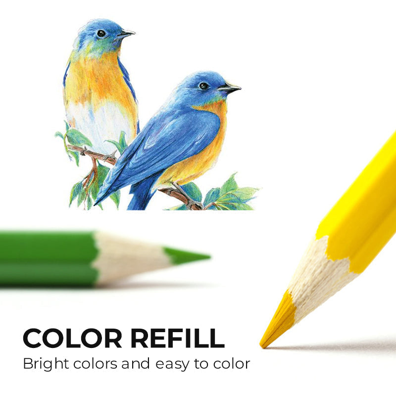 Portable Colored Pencils Set