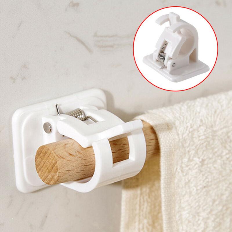 Nail-free Adjustable Rod Bracket Holders (2pcs)